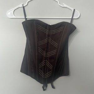 Small Charlotte Russe brown corset.